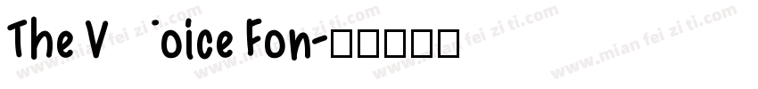 The Voice Fon字体转换